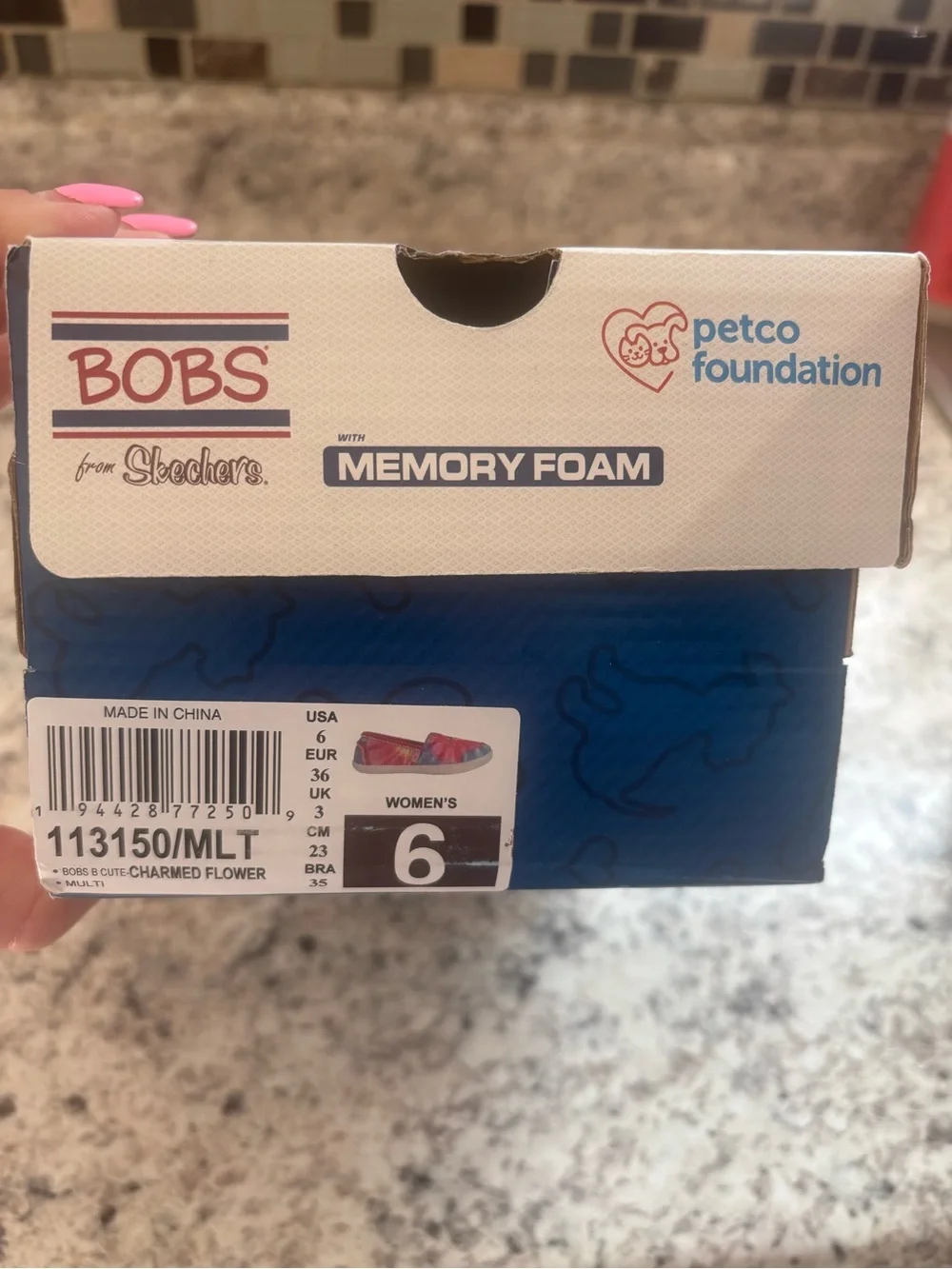 Bobs memory foam slip ons